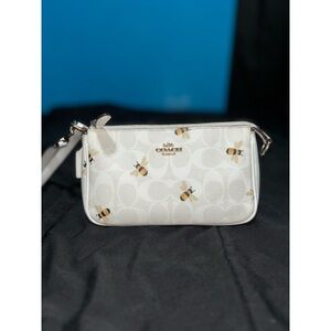 Coach Nolita 19 Signature Canvas with Bee Print